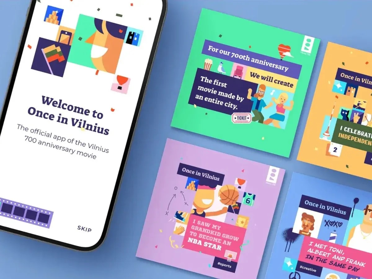 Medijos programėlės sąsaja: turinio srautas, kūrimo įrankiai ir bendruomenė